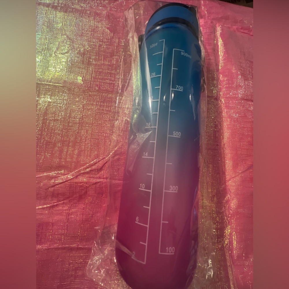 32 oz bottle water motivational water bottle with straw